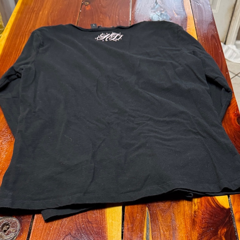 Harley-Davidson Women's Black Long Sleeve Top T8 - Picture 5 of 6
